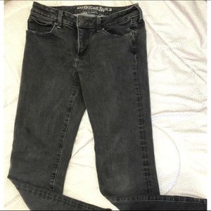 black american eagle jeans